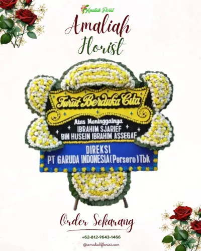 Papan Bunga Duka di Mariso